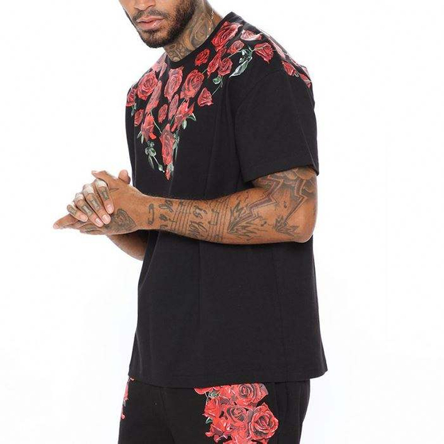 High Quality Custom Design Men's T-Shirts Short Sleeve Printed Men 100% Cotton Tshirt