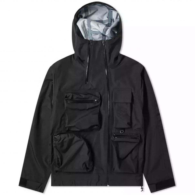 Oem Manufacturer New Windbreaker Custom Logo Design Men Waterproof 100% Nylon Lightweight Cargos For Jacket