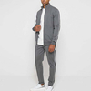 Custom Piped Men's Jacket Stand Collar Zip Fastening Mens Track Jacket