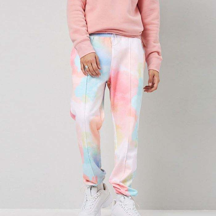 High Quality Wholesale Tie Dye Drawstring Waist Men Sweatpants
