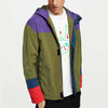 Design Your Own Color Block Men's Coat 100%Polyester Jacket For Men