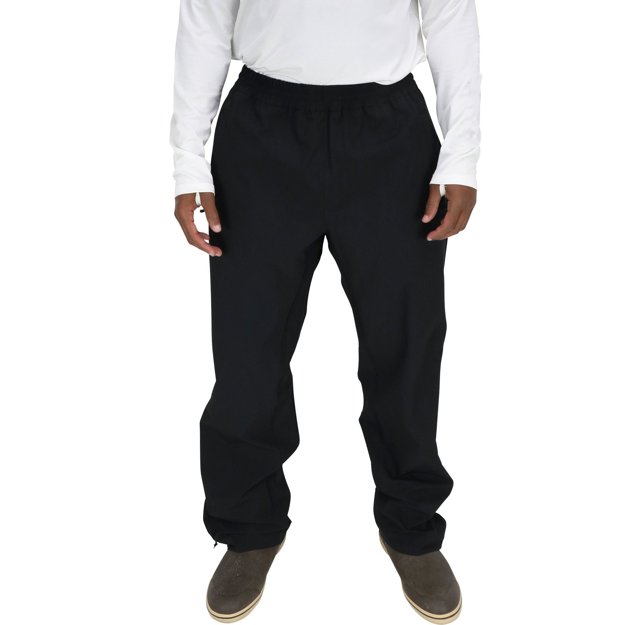 Pantalones de pesca plegables elásticos para hombres, logotipo personalizado, 92% nailon, 8% spandex, fabricante OEM