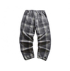 OEM Manufacturer Customized Men's Pants & Trousers Casual Cotton Pants Loose Plaid Sweatpants Trousers For Men