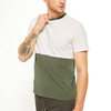 Oem Service Custom Brand Logo Tshirt Color Block Short Sleeve Men Fashion Designer Tshirts