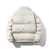 Oem Manufacturer Custom Men's Cotton-Padded Coat Frosted Pu Leather Solid Color Casual Jacket