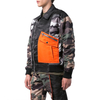 OEM Manufacturer Custom Men's Coat High Quality Long Sleeve Turn-Down Collar Zipper Patchwork Sport Camouflage Jacket