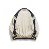 OEM Manufacturer New Custom Logo Contrast Color Stitching Baseball Collar Jacket