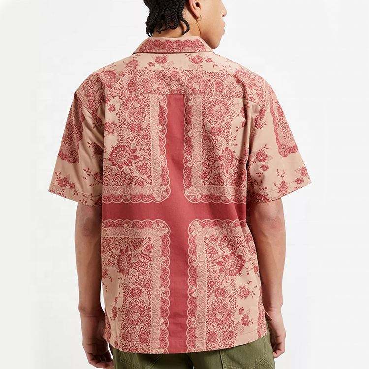 OEM Manufacturer Custom Summer High Quality Positioning Printing Shirts Men