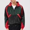 Custom Windbreaker Men Color Block Jacket Varsity Letterman Jackets