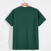 Color Block V Neck Short Sleeve Drop Shoulder Men Stylish Summer Tshirts