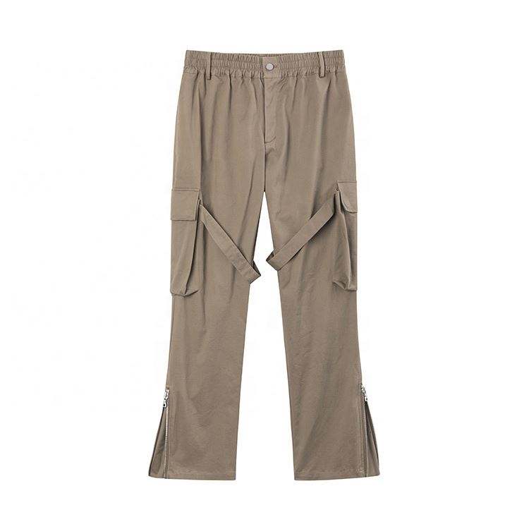 OEM Manufacturer Promotion Wholesale Custom Design Men's Overalls Big Pocket Cotton Pants For Men