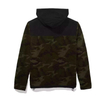 Customized Design Men Camo Sherpa Jackets Patchwork Winter Hoodie