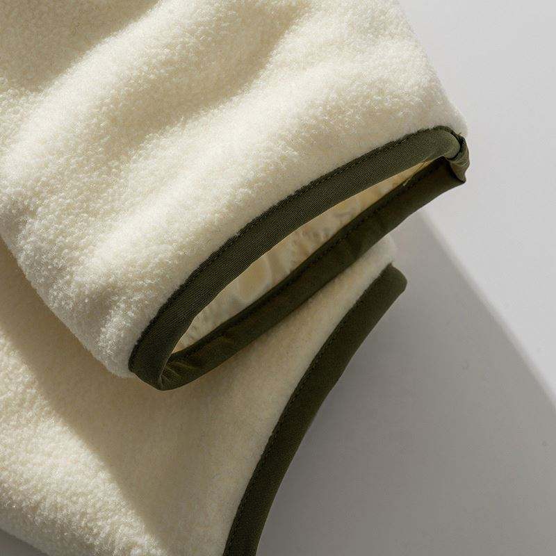 OEM Manufacturer Custom Multi-Pocket Solid Color Ribbed Hem Stand Collar Cotton Coats Jacket