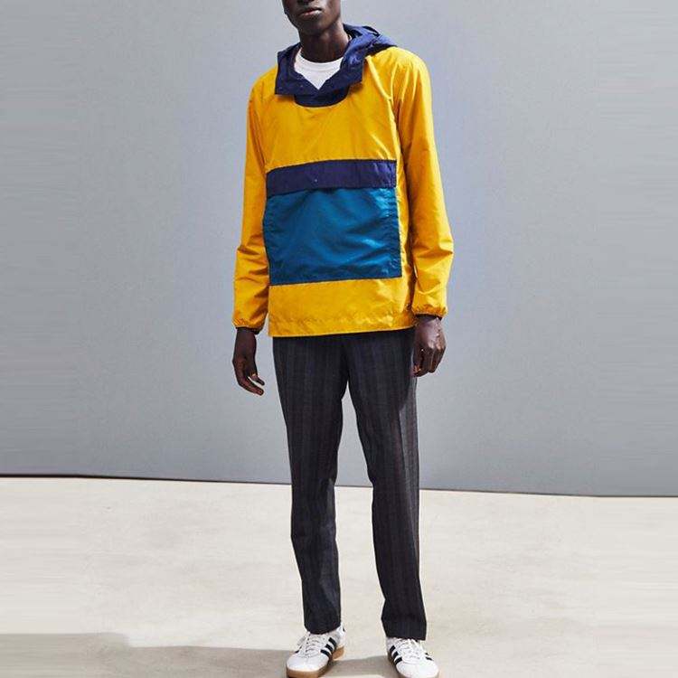 China Factory Custom Jackette For Men Colorblocked Voyage Anorak Windbreaker Jackets