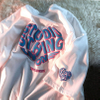 ผู้ผลิต OEM คุณภาพสูง 100% โลโก้ Custom Custom Tshirt ขนาดใหญ่เสื้อยืดพิมพ์พัฟ 3 มิติ