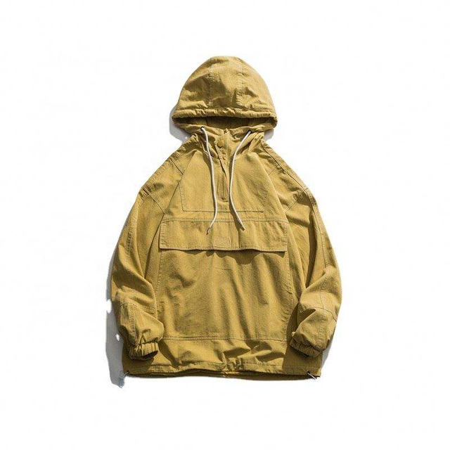 OEM -tillverkare Custom Men's Pullover City Outdoor Cargo Hoodie Solid Color Casual Hoodie Top