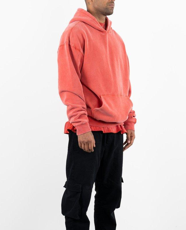 OEM Manufacturer Custom Printed Logo Pullover Oversized Streetwear Fleece Vintage Washed Hoodies