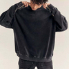 OEM Manufacturer Custom Pocket Sleeve High Quality Heavyweight 100% Cotton Crewneck Wash Vintage Sweatshirt Men's Clothing