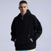 OEM Manufacturer Custom Half Zipper Pullover Oversize Hoodie Men's Clothing