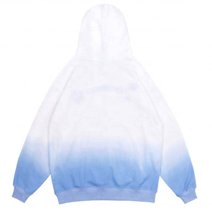 OEM Manufacturer Customized Gradient Casual Custom Sweatshirt Plus Size Hoodies Men Hoodies