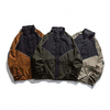 OEM Manufacturer Custom Fashion Contrast Stitching Stand Collar Loose Coats Jacket