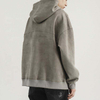 OEM Manufacturer Wholesale Daily Wear Over-Sized Mens Hoodies High Street Embroidered Suede Hoodie