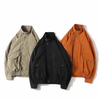 Oem Manufacturer Wholesale Custom Fashion Simple Casual Plus Sizes Stand Collar Coat Jacket