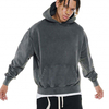 OEM Manufacturer High Quality Acid Wash 14OZ Heavyweight Distressed Oversized Blank Vintage Hoodie