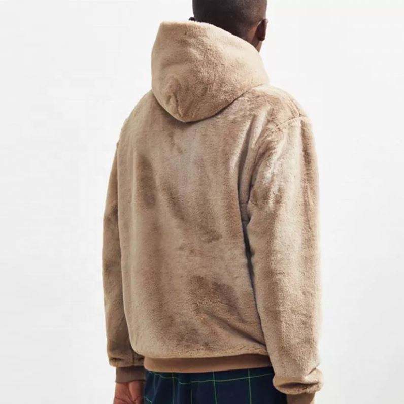 OEM Manufacturer Custom Thickness Warm Blank Fleece Wool Hoodie Sweatshirts Pullover For