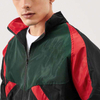 OEM Proizvajalec logotip po meri Patchwork Elastične manšete z dolgimi rokavi Zip Up Windbreaker jakna
