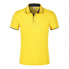 Custom Men's Flat Knit Collar And Cuff Fire Retardant Fitness Polo Shirts