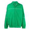 OEM Manufacturer Custom High Quality Warm Fleece Green Zip Up Hoodies Pullover For With Elastic Trim
