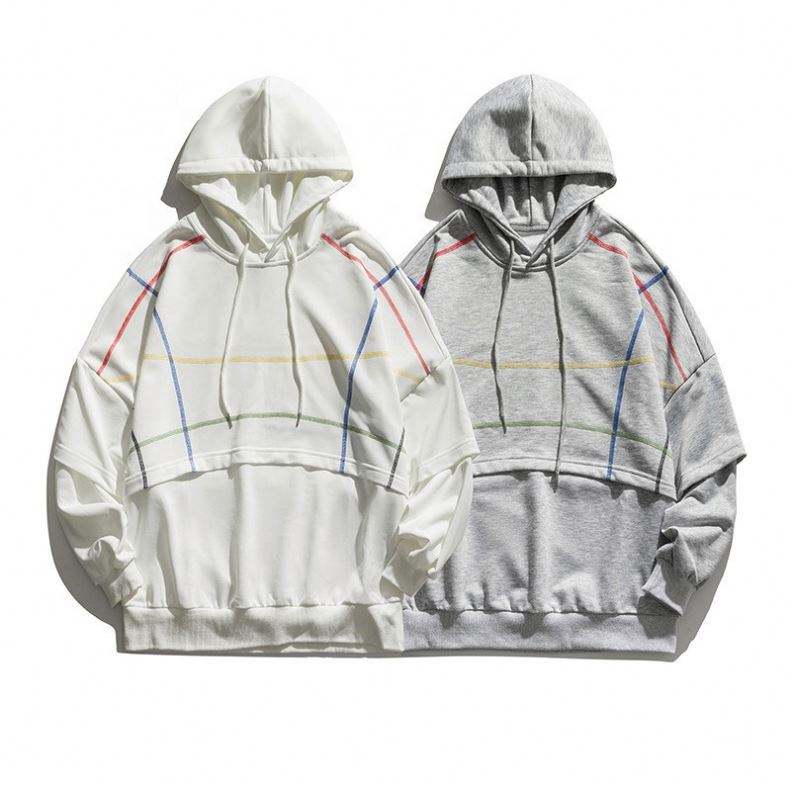 OEM Manufacturer Custom Logo Wholesale New Style Destroyed Fray Cut Hem Men's Hoodie Hip Hop Broken Hole Designer Hoodies