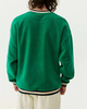 OEM Manufacturer Custom Men Thickness Fleece Winter Colorblock Mock Neck Striped Cuffs And Hem Sweatshirt