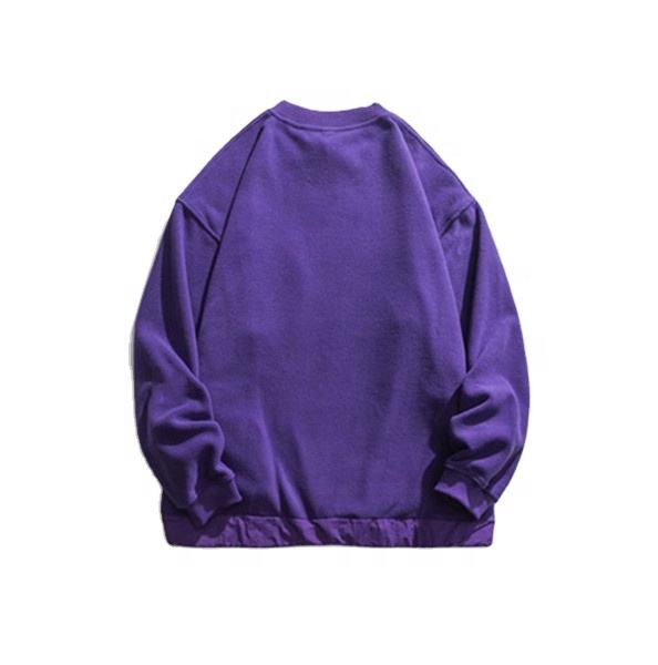 OEM Manufacturer High Quality Blank Mens Hoodies Long Sleeve Custom Logo Printed Oversized Crewneck Pullover Sweatshirts For Men