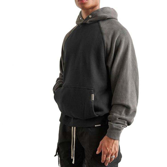 Pengilang OEM Musim Sejuk Tebal 450GSM Fesyen Lelaki Mens Mens Blank Hoodies Lelaki Lelaki Pakai Hoodies