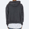 OEM Manufacturer Custom Cotton Fleece Oversized Vintage Washed Zip Up Hoodie Pullover For Men