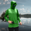 Microfiber Performance Polyester Quick-dry Facemask Protection Long Sleeve Fishing Hoodie