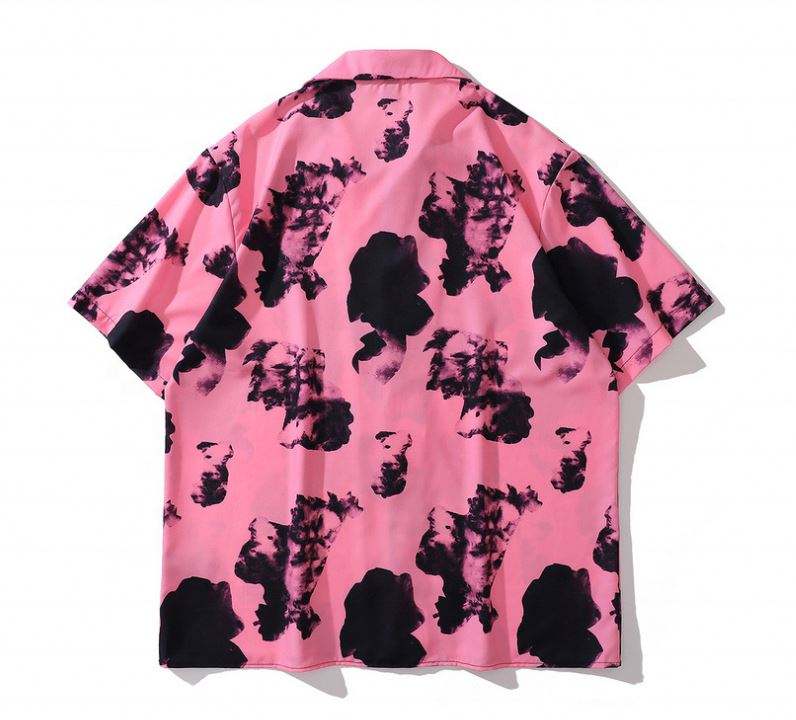 OEM Manufacturer Custom Overall Printing Short Clothing Sleeves Custom Shirts Plus Size Men Shirts