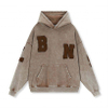 OEM Manufacturer 2022 Eco Friendly Vintage Heavyweight Acid Wash Men Custom Logo Chenille Embroidery Patch Hoodie