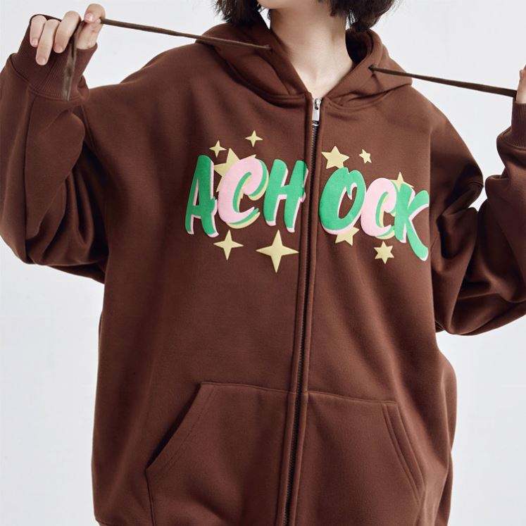 Výrobce OEM Velkoobchod vysoce kvalitní zip Up Men Fashion Puff Print Miiodies Custom Logo Printed Bulk Miapoties šňůra