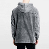 OEM Manufacturer Oversize Acid Wash Black Denim Hoodie Men Customized Plain Heavyweight Cotton Pocket Custom Hoodie