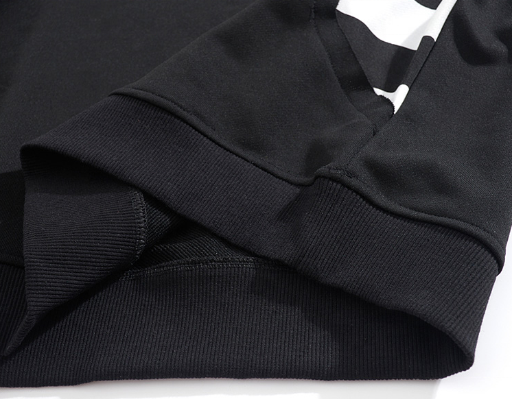 OEM Manufacturer Customized Stripe Casual Custom Sweatshirt Plus Size Hoodies Men Hoodies