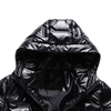 Oem Manufacturer Customization Size Mens Winter Zipper Full Hooded Cotton-Padded Coat Downs Jacket