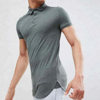 Factory Direct Custom Polos Shirt Muscle Fit Short Sleeve Plain Mens Polo Shirts