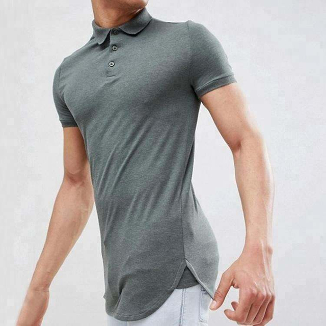 Factory Direct Custom Polos shirt musculus aptare Short Sleeve patet Mens Polo shirt