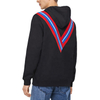High Quality New Design Custom V Shaped Applique Knitted Hoodie