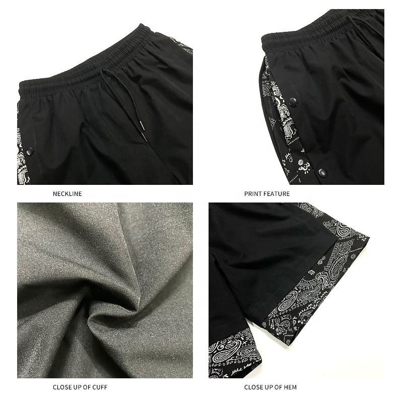Fabriksanpassad LOGO Paisley Shorts för män Party Casual Shorts