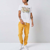 Manufacturer Custom Pants Men Drawstring Waist Solid Color Fleece Men Jogger Sweatpants