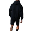 Quần short áo hoodie in nam tùy chỉnh đặt bộ đồ thể dục thể dục đàn ông